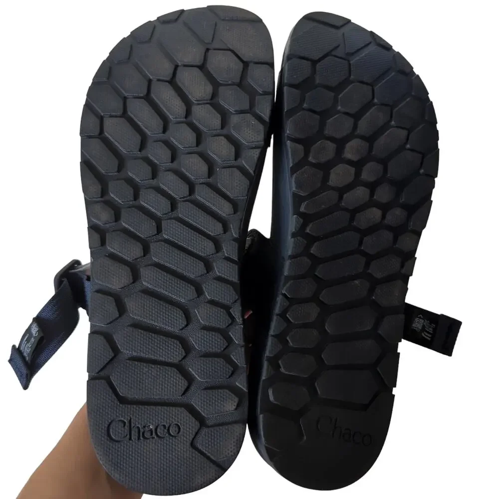 Chaco‎ Lowdown Slides Sandals Men's 11 44 Faded Blue Strappy Shoes Summer Beach